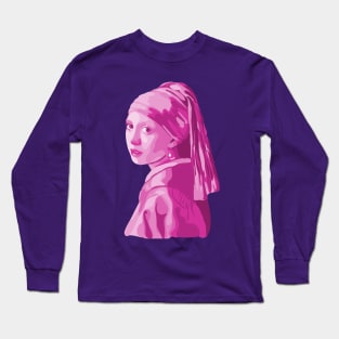 Girl With A Pearl Earring Long Sleeve T-Shirt